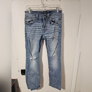 Buckle Black Bootleg Blue Jeans